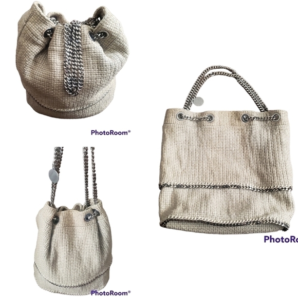 3X Host Pick Stella Mccartney Chain Link Falabella Bucket Bag - Picture 10 of 16